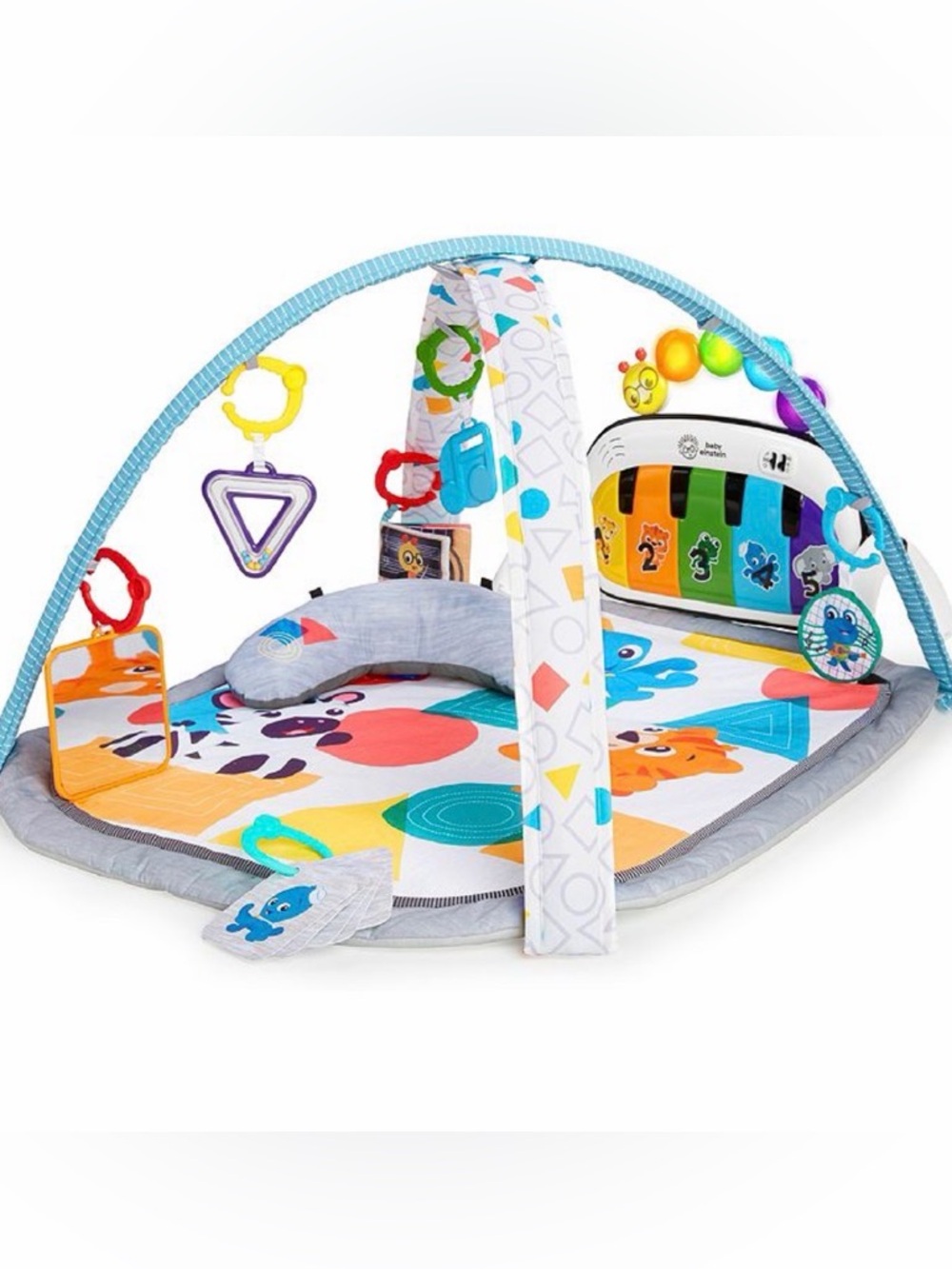 Baby Einstein Play Gym Activity Mat with Piano - Blue